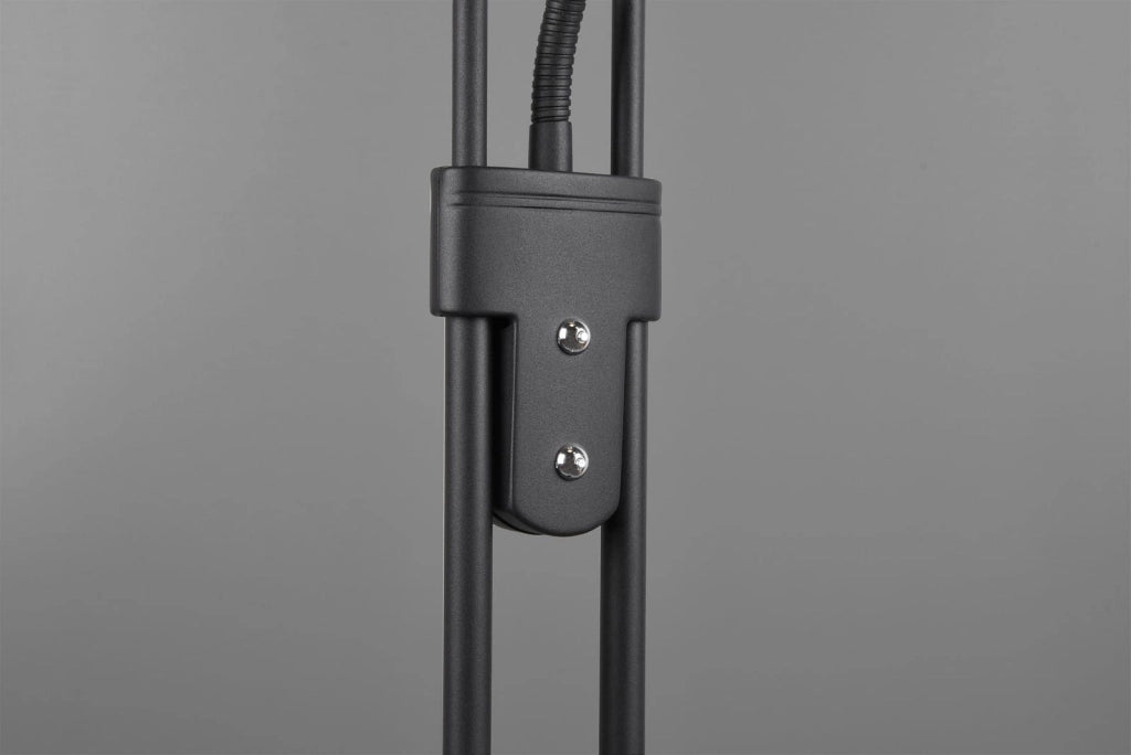 Lampada da terra LED ORSON nera dimmerabile 31,5W 3000K