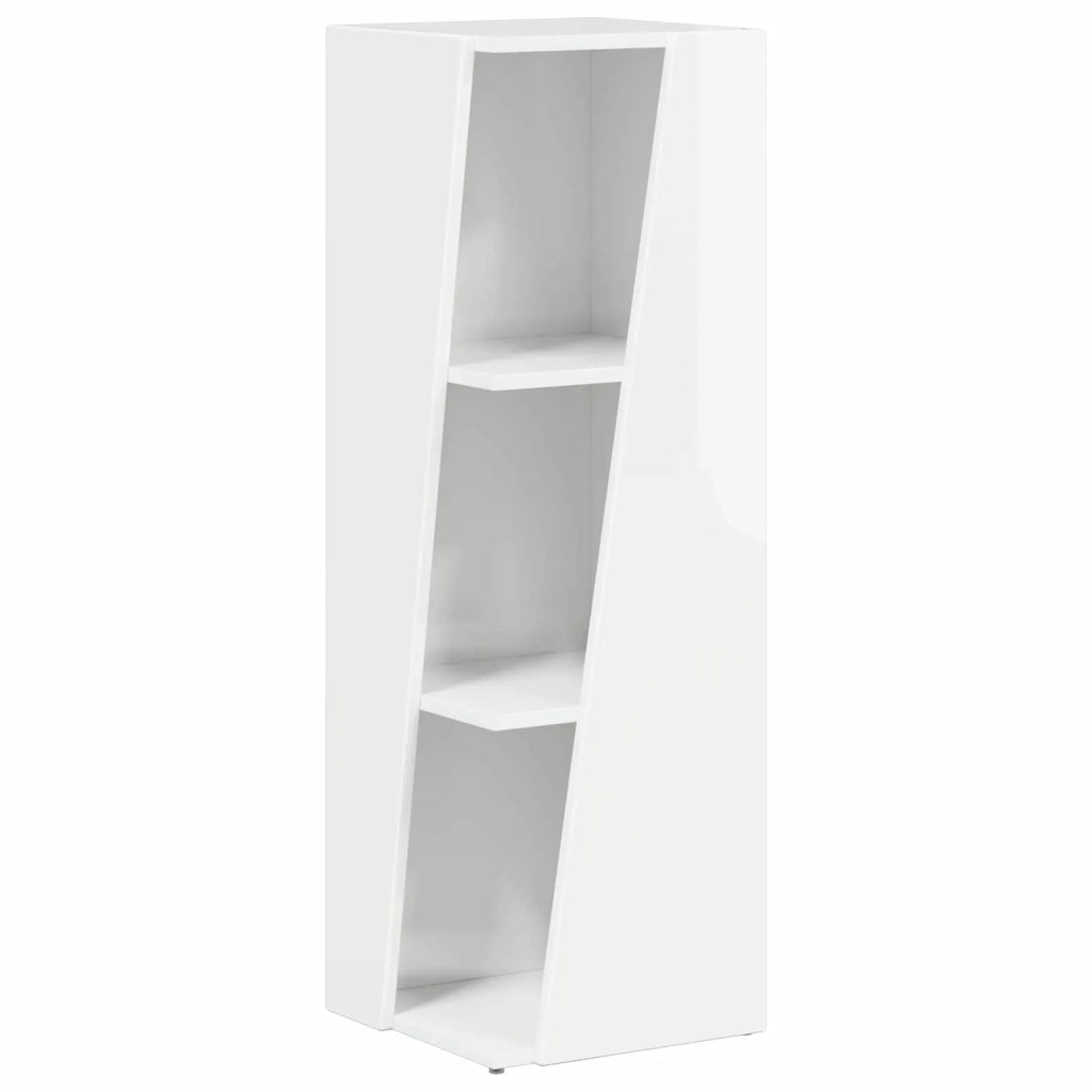 Mensola laterale Bianco Lucido 33 x 32 x 100,5 cm 892421