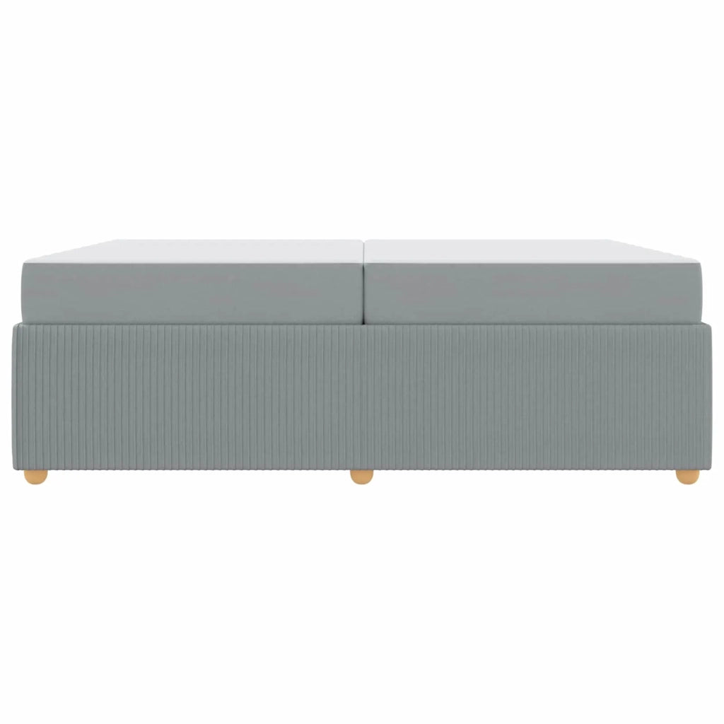 Struttura del letto Grigio chiaro 200 x 200 cm Tessuto 3398431