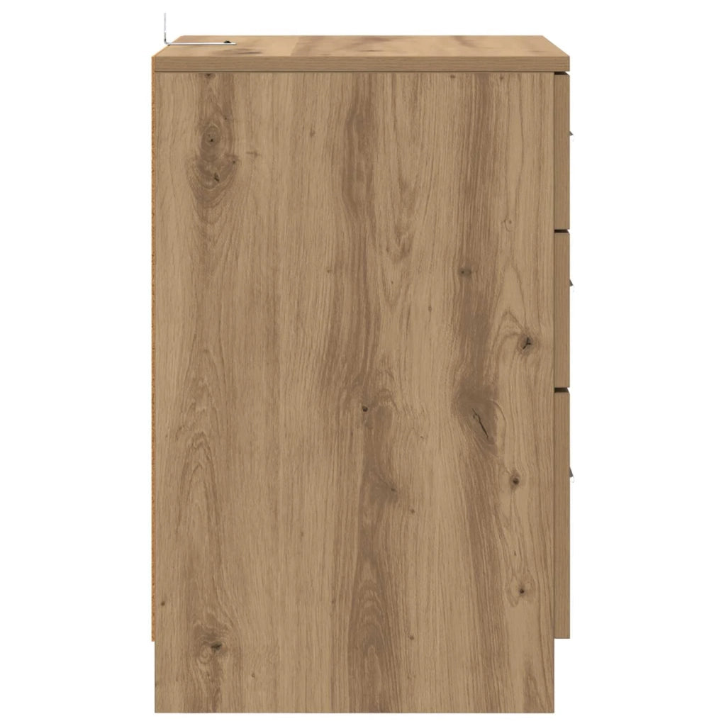 Armadio da Notte Rovere artigianale 40 x 40 x 63 cm 880915