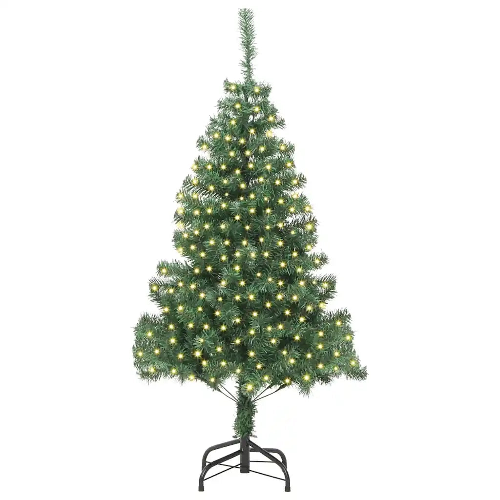 Albero di Natale | Decorazioni natalizie con 300 LED con supporto Verde 180 cm PVC