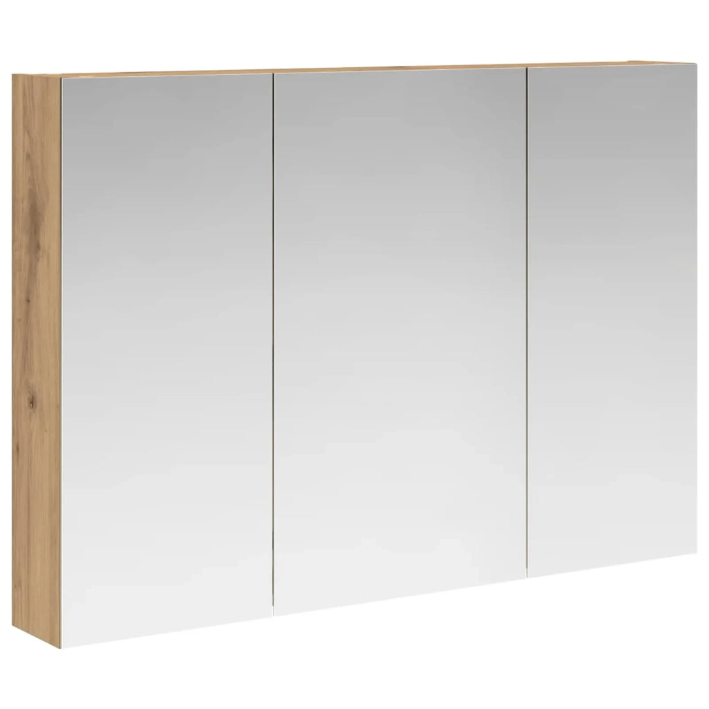 Mobiletto per specchio da bagno con porta Rovere Artigianale 889126