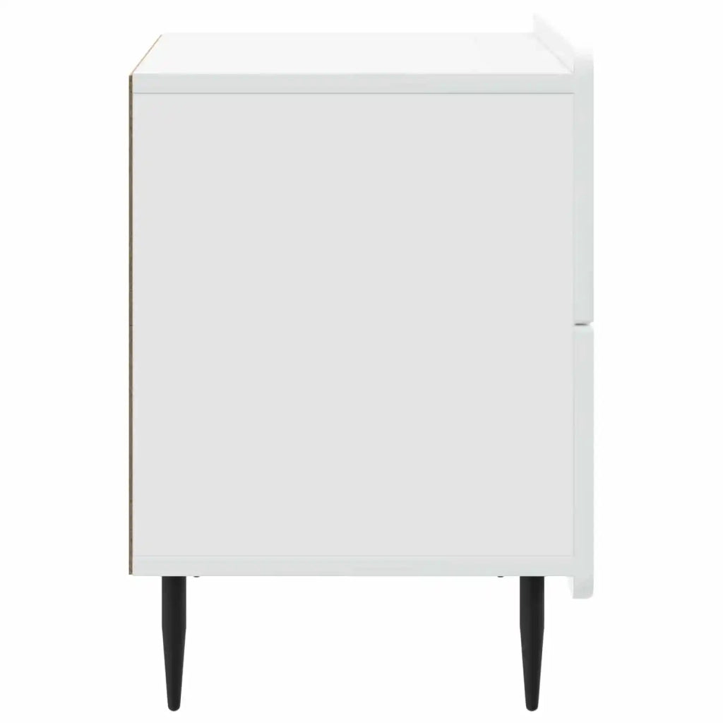 Armadio da Notte con cassetto Bianco 62 x 34,5 x 49,5 cm 894315