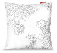Cuscino in microfibra stampata AIO FACTORY 40x40 cm - Anallergico, Floreale