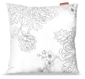 Cuscino in microfibra stampata AIO FACTORY 40x40 cm - Anallergico, Floreale