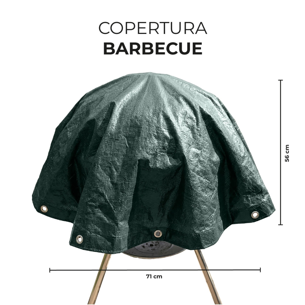 Telo Copertura Impermeabile per Arredo Giardino e Barbecue – Protezione Universale Cover Anti Pioggia UV Polvere per Tavoli, Sedie, Divani, ,lettino prendisole, Ombrelloni e BBQ Modello 1