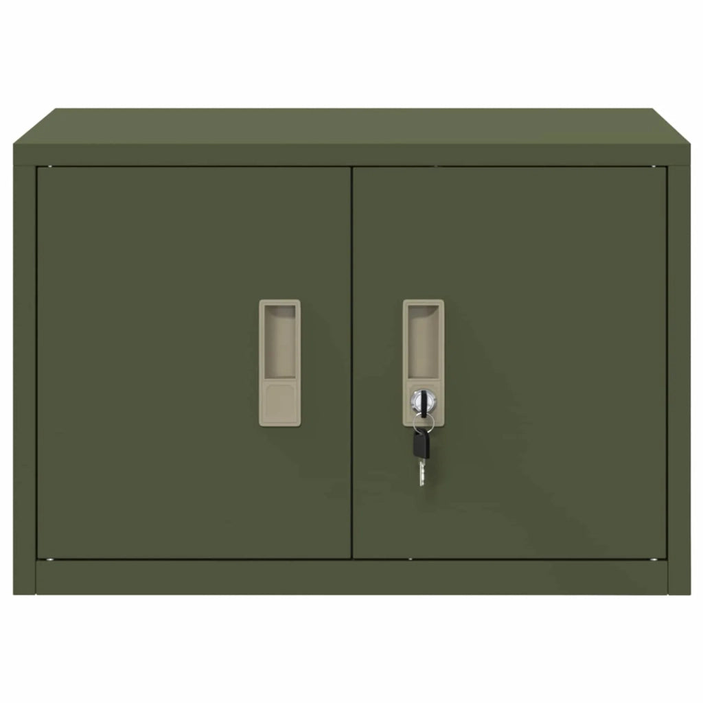 Armadio Verde oliva 60 x 40 x 40 cm Acciaio