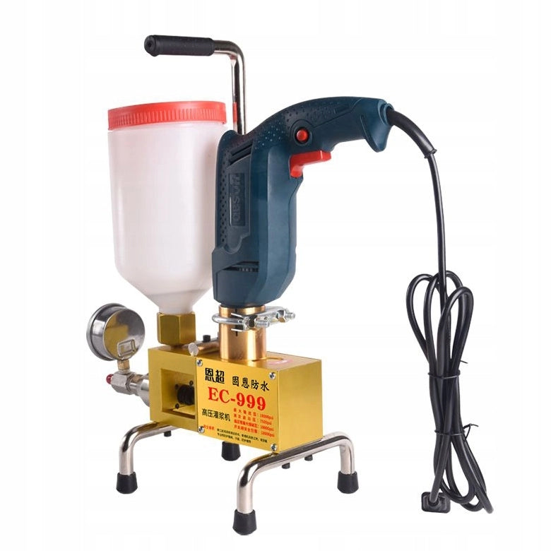 Pompa Iniezione Alta Pressione PI-PUMP 9999 – 15000 PSI, 910W | Per Iniezioni Cemento e Sigillatura Fessure