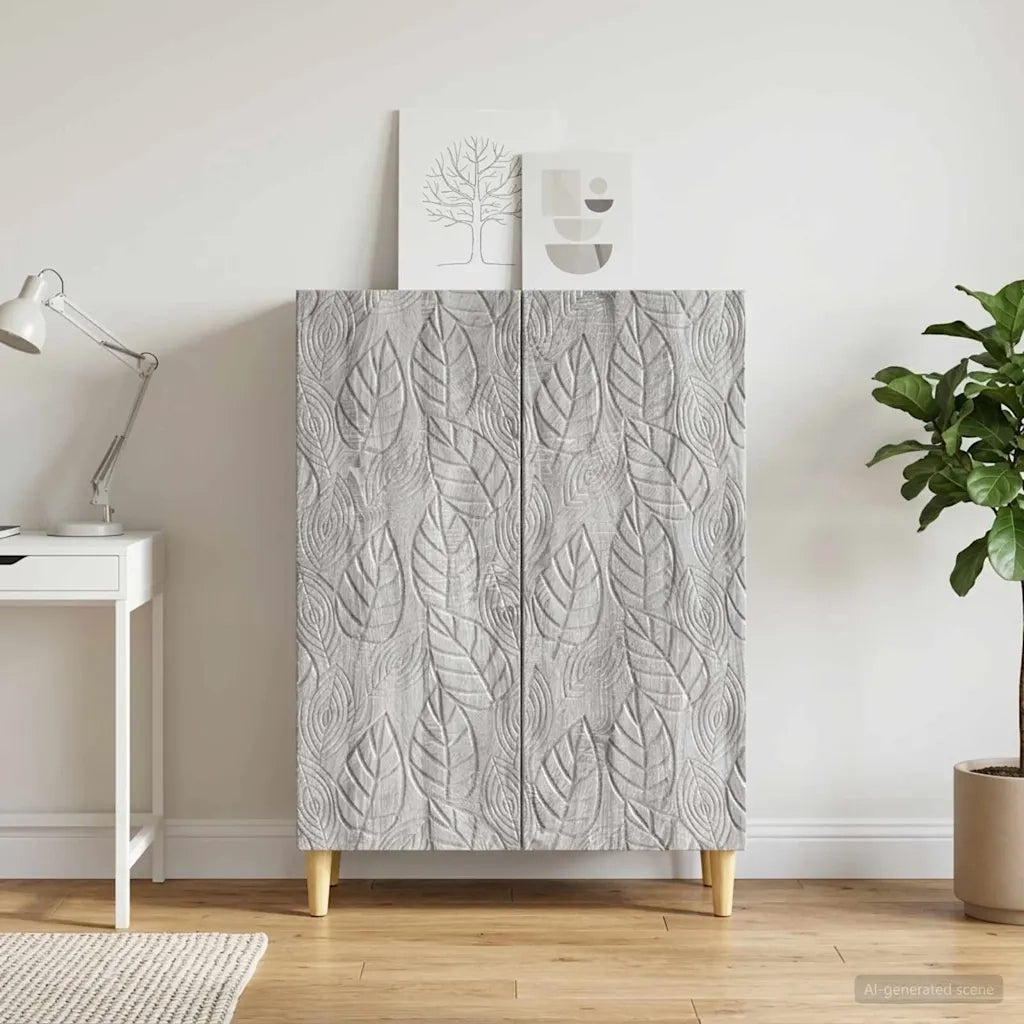 Credenza Sonoma grigio 66 x 34,5 x 90 cm Legno ingegnerizzato 895051