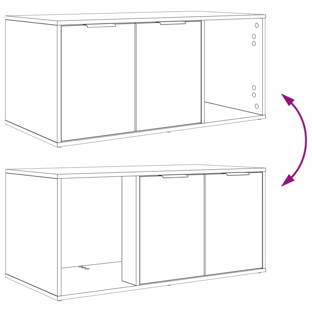 Mobile per gatti Rovere Fumo 100 x 49 x 45 cm 8014755