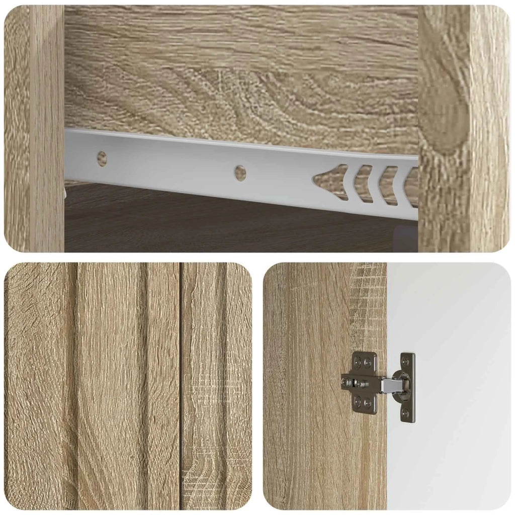 Credenza Rovere Sonoma 66 x 34,5 x 92 cm Legno ingegnerizzato 894407
