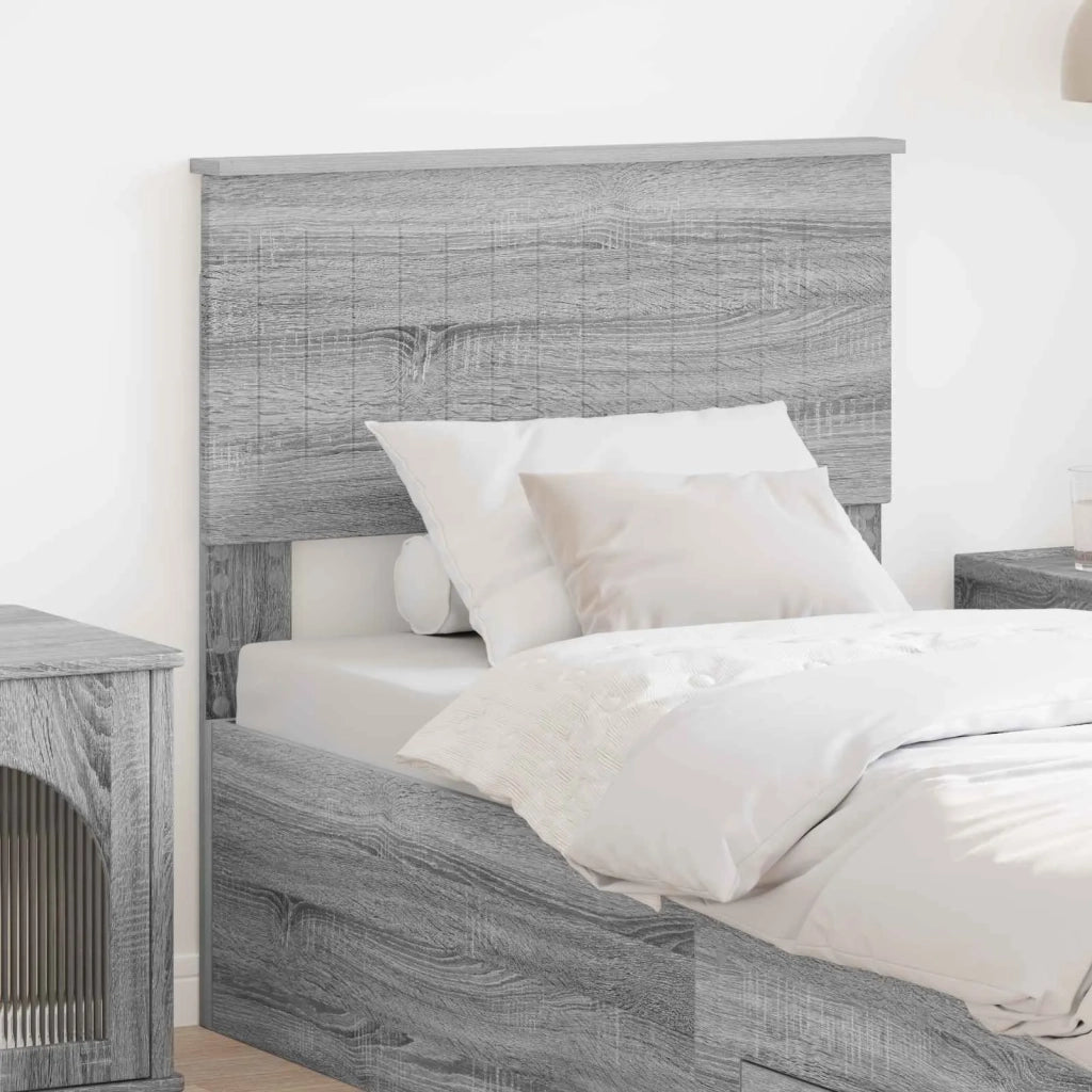 Testiera | Testata Grigio Sonoma Legno multistrato
