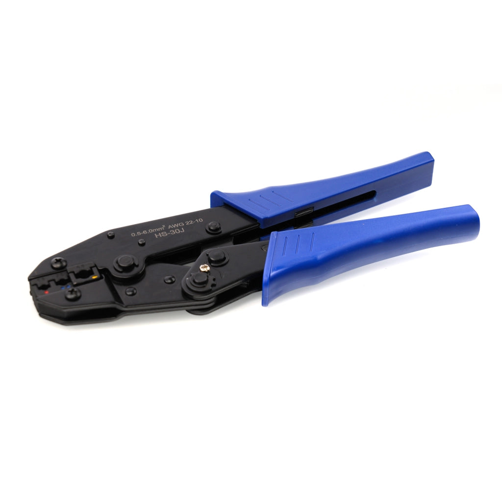 Pinza Crimpatrice per Terminali Elettrici 0,5-6 mm – Ergonomica e Precisa | Blocco di Sicurezza