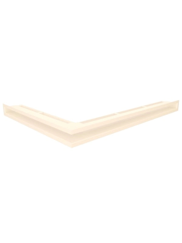 Griglia di ventilazione Angolare per camino 60x800x600 - Loft Angle destra crema