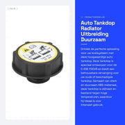 Tankdop di Ricambio per Sistema di Raffreddamento - Materiale ABS di Alta Qualità - Duraturo - Resistente ai Scontri - Progetto affidabile - Cappuccio del Serbatoio di Carburante