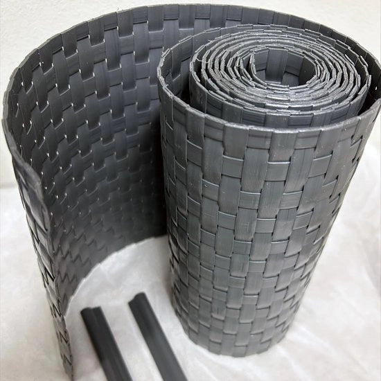 Tendenza Flexi strisce di occultamento - protezione della privacy - 1 rotolo - antracite - HDPE - 19 x 205 cm