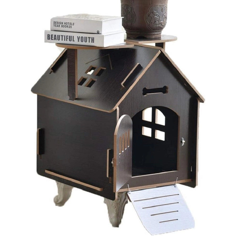 Trade Shop - Casetta Casa Cuccia Cani Gatti Animale Domestico Uso Esterno Interno 51x39x50cm -