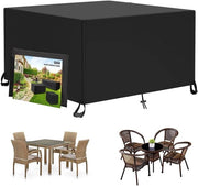 Cassetti per esterno resistenti all'acqua - set da 2 - nero - 30x30x183 cm