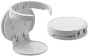 Supporto per bicchieri pieghevole da attacco alla parete - 2 pezzi - Adatto per contenitori di bevande fino a 8,3 cm - Progettato per risparmiare spazio - Funzione antiscivolo