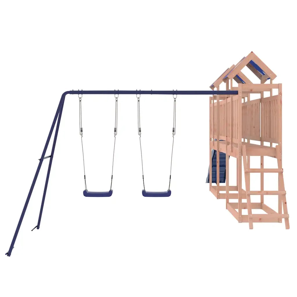Set da Gioco da Esterno in Legno Massello di Douglas