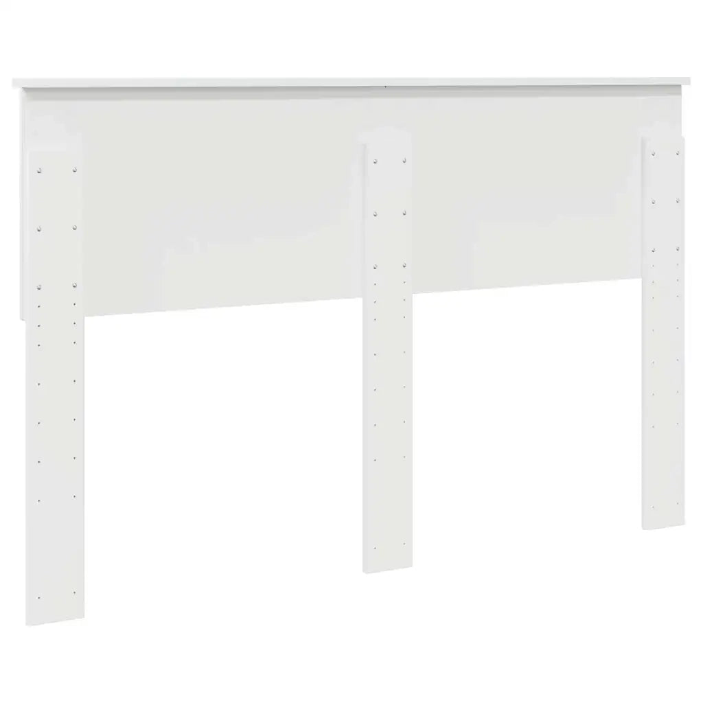 Testiera-Testata-Testiera Decorativa Bianco Lucido 150 cm Legno multistrato 406090