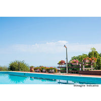 Doccia da Giardino Rubinetto e Lavapiedi ATI Docce UNI-1R Inox Anodizzato