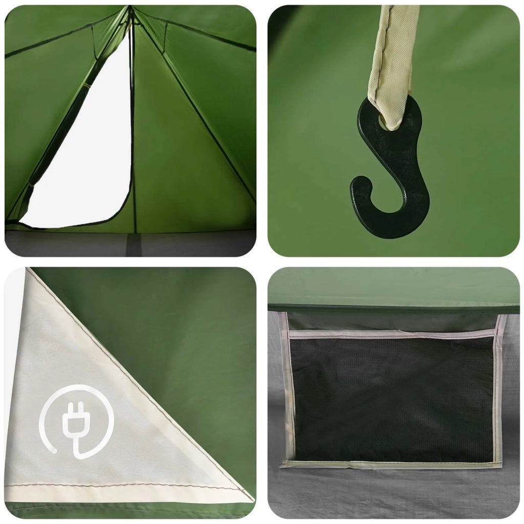 Tenda da backpacking Verde 2 persone