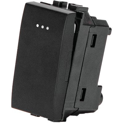 PULSANTE UNIPOLARE ABL - NERO VOLT 250 A 16- 8 pezzi