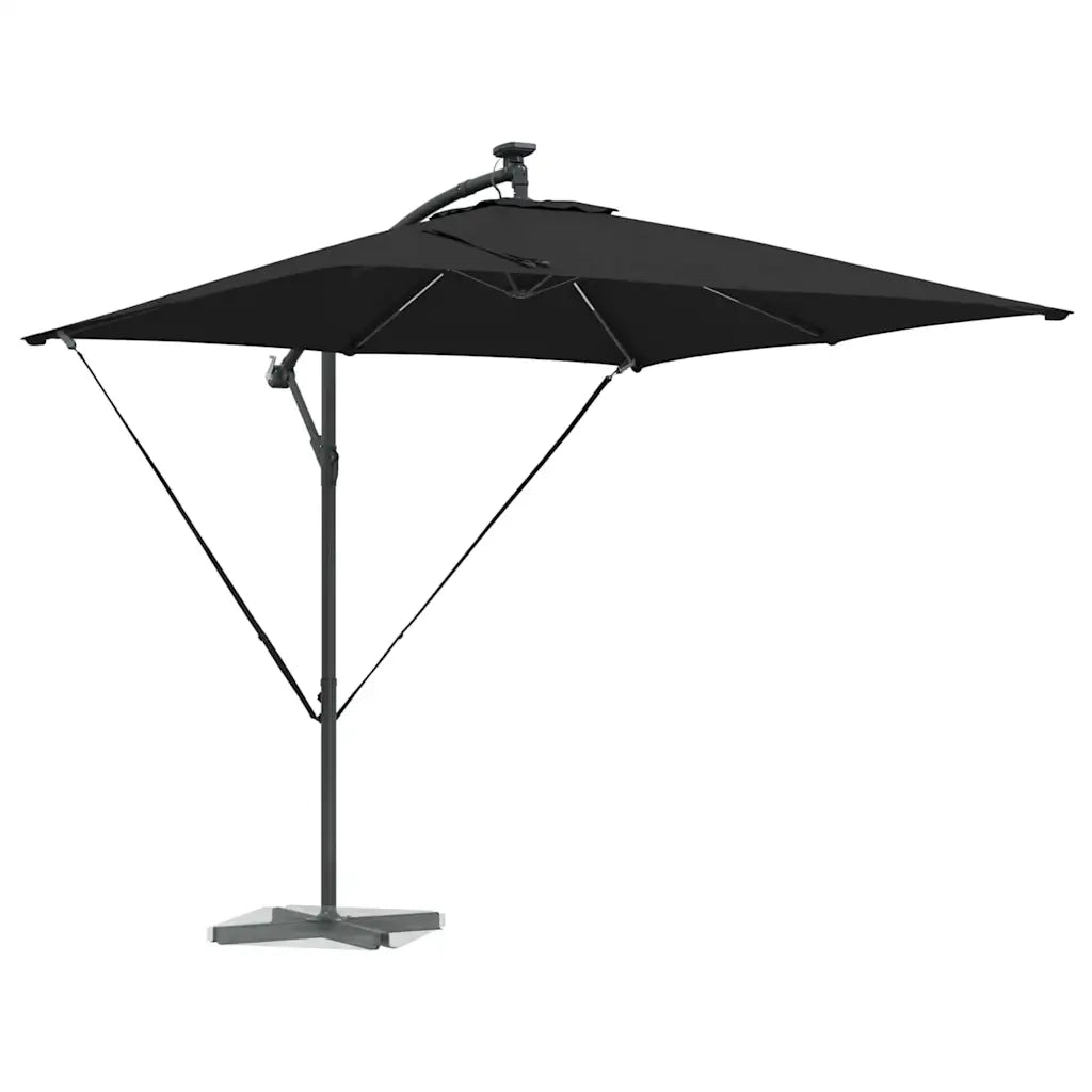 Ombrellone Nero 249 x 249 x 250 cm Poliestere e Alluminio 42003403