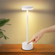 ZMH Lampada da tavolo LED bianca wireless touch dimmerabile H32cm per comodino camera letto