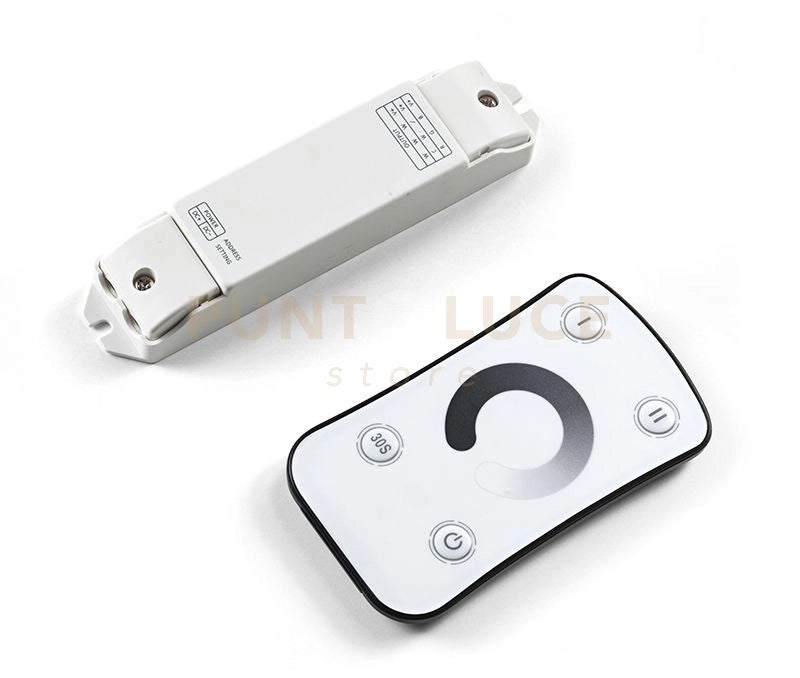 GSTTE5 CENTRALINA PIU TELECOMANDO ONDE RADIO TOUCH PER STRISCE LED MONOCOLORE 216W