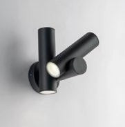 APPLIQUE LED REVERSE ORIENTABILE 180° ANTRACITE 7,5W 620LM 4000K IP44 10,5X17,2X25,3CM