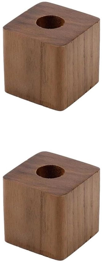 Penierino in legno, 2-in-1 penierino, penierino cubico per uso domestico e ufficio (in legno di noce grande)