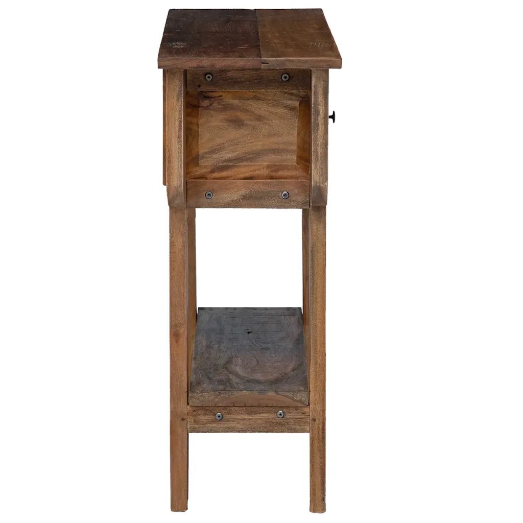 Consolle in Legno di Recupero Misto 80x35x80 cm 244509