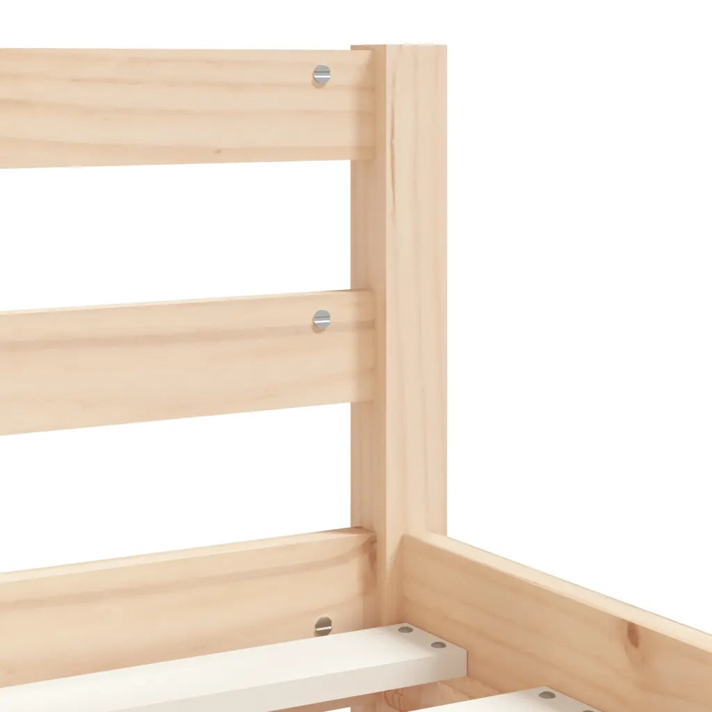 Giroletto per Bambini con Cassetti 80x160cm Legno Massello Pino 834444