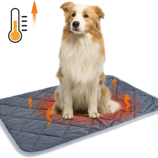 Matraccia riscaldante per animali domestici - Matraccia di riscaldamento per animali domestici - Coperta riscaldante per cani e gatti - Matraccia riscaldante per gatti - Matraccia riscaldante per cani - Coperta auto-riscaldante per gatti