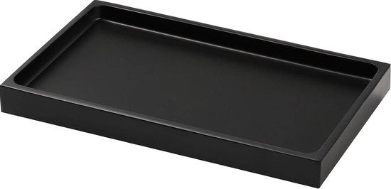 Scatola di Resina per Organizzare Gioielli e Anelli - Decorazione per la Casa e il Bagno con Tovaglioli, Candele, Sapone - Nero Medio