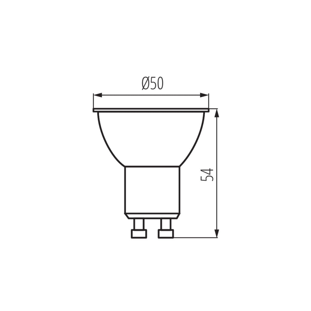 Lampadina LED Smart RGBW GU10 4,7W 325lm Kanlux 33643