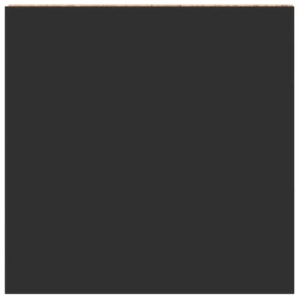 Armadio da Bagno Nero 30x30x183,5 cm in Truciolato cod mxl 31392