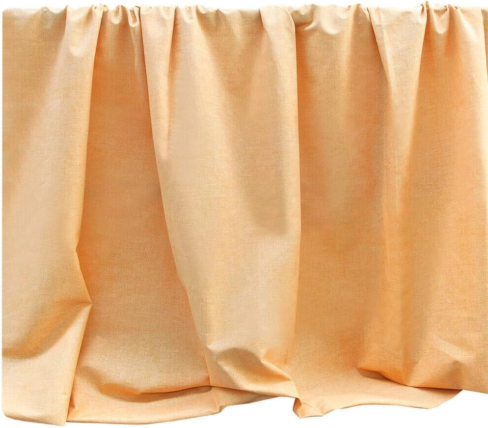 Telo Arredo Cotone 260x280 cm Copridivano Granfoulard Copriletto Tessuto Multiuso Arancione Pastello