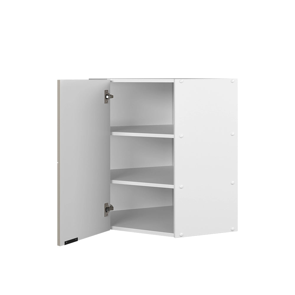 Vicco Mobile angolare da cucina GrigioBeige 57 cm