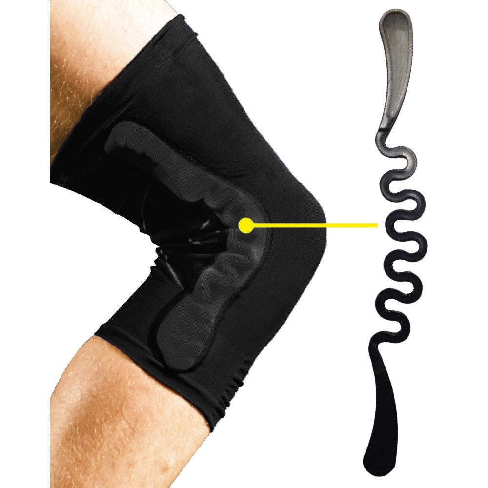 Trade Shop - Supporto Per Ginocchio Banda Elastica Power Knee Aiuta Il Sollievo Varie Misure -    L