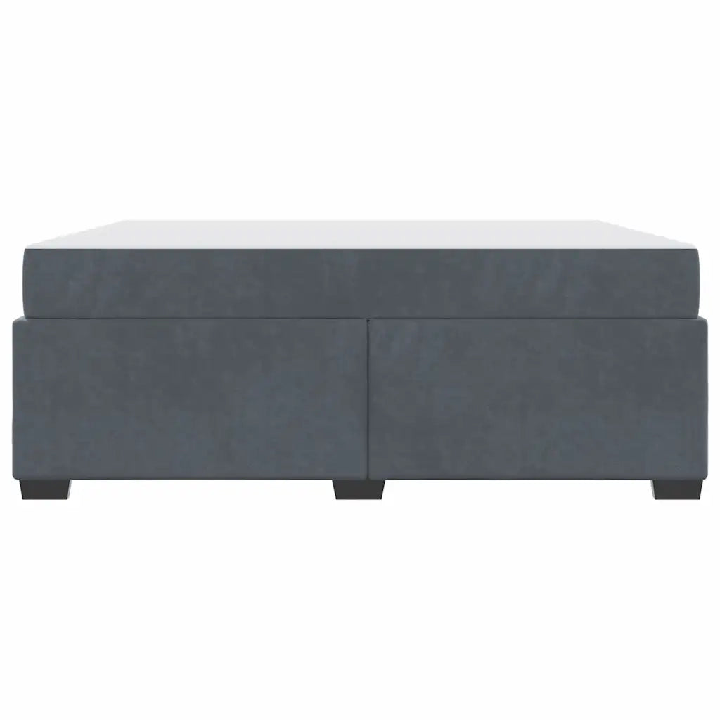 Struttura del letto Grigio scuro 180 x 200 cm Tessuto