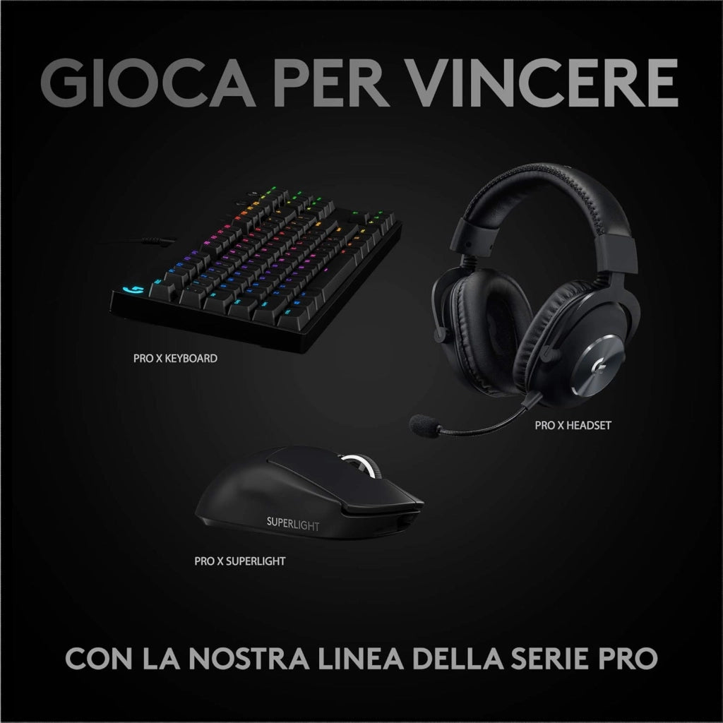 Souris gamer - sans fil - LOGITECH G - PRO X SUPERLIGHT - Noir