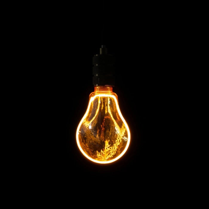 Lampadina LED E27 globo A110 ambra 4W 200lm dimmerabile