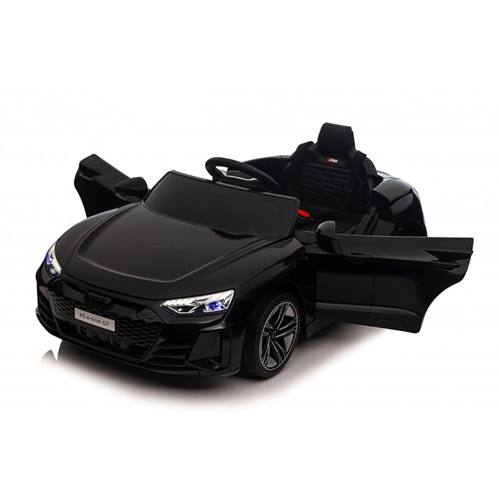 Macchina Elettrica per Bambini 12V Licenza Ufficiale Audi RS E-Tron GT con Telecomando Nero