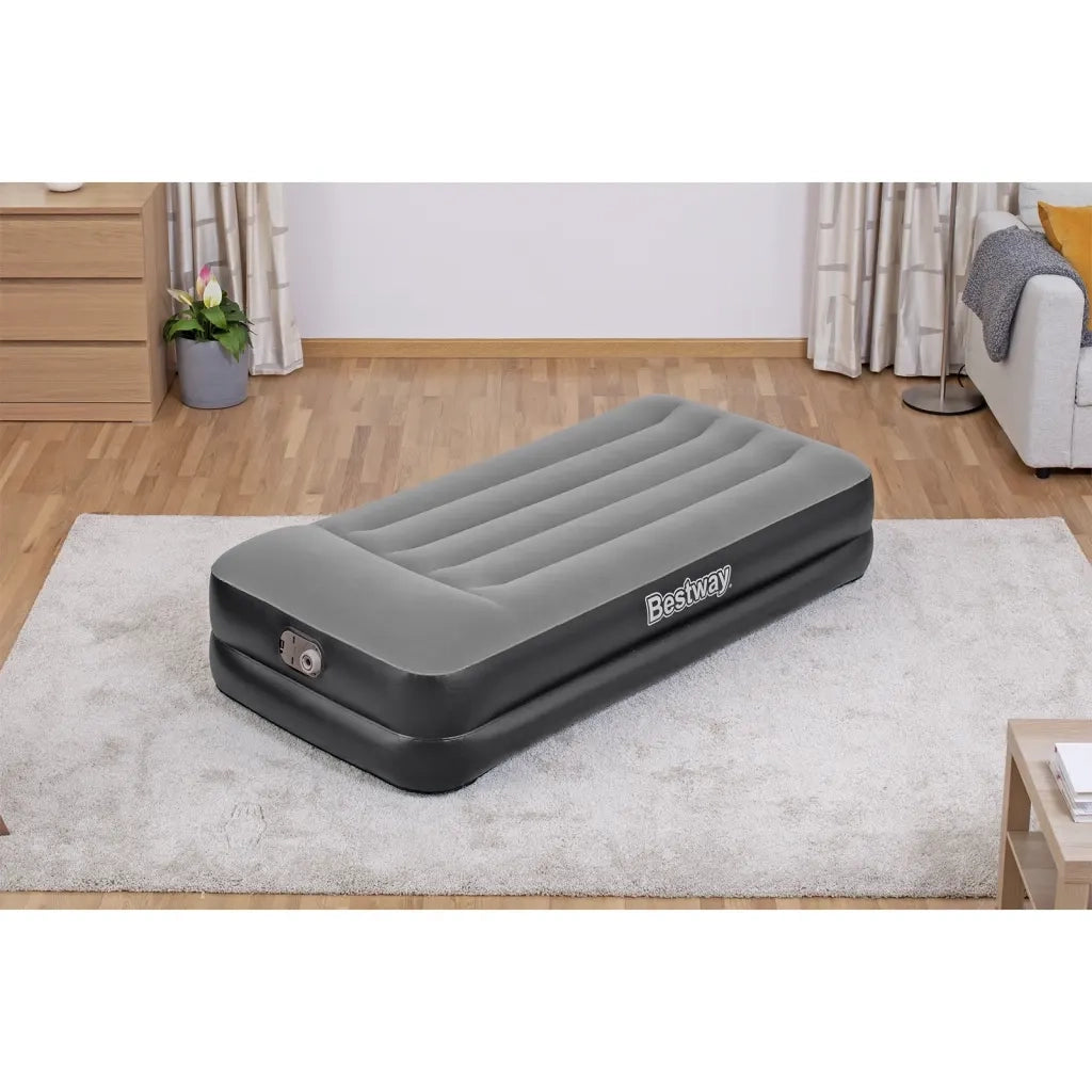 Bestway Materasso Gonfiabile Fioccato con Pompa Aria 191x97x46 cm 3202698