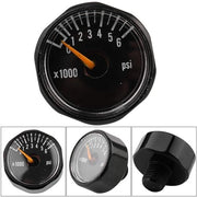 Manometro Professionale - Mini-manometro - Drukmometro per compressori - Manometro per anidride carbonica - 6000PSI - 25 mm di diametro - Materiale di alta qualità