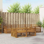 Set di divani da esterno 7 pcs Naturale