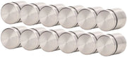 Viti di Spessore 25x25 mm in Acciaio Inossidabile - Viti di Sostegno - Regolatori di Angolazione - Supporti per Fotografie - Sostegni per Parete - Utilizzo Interno/Esterno - Finitura Liscia - Standoffs